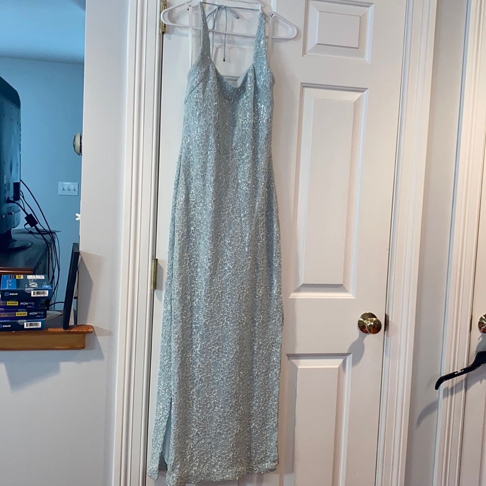 Light blue sparkly dress